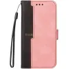 Wooze Huawei Honor 200 Lite, Oldalra nyíló tok, stand, kártyatartóval, kézpánttal, Wooze Colour Wallet, rózsaszín
