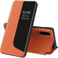 Wooze Huawei P20, Oldalra nyíló tok, stand, hívás mutatóval, Wooze FashionBook, sárga tok és táska