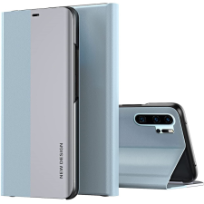 Wooze Huawei P30 Pro, Oldalra nyíló tok, stand, Wooze Silver Line, világoskék tok és táska