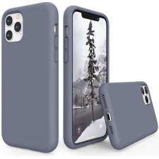 Wooze Huawei P40, Szilikon tok, Wooze Liquid Silica Gel, leander-szürke tok és táska
