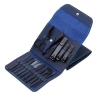 Wooze Prémium 3in1 manikűr szett, kézápoláshoz, lábápoláshoz, arcápoláshoz, 16 db-os, Wooze Manicure Set, sötétkék