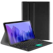 Wooze Samsung Galaxy Tab A7 Lite 8.7 SM-T220 / T225, Bluetooth billentyűzetes, mappa tok, Touch Pad, mágneses rögzítés, Wooze Simple Touch, fekete tablet tok