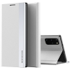 Wooze Xiaomi 14, Oldalra nyíló tok, stand, Wooze Silver Line, világosszürke