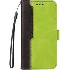 Wooze Xiaomi 14T, Oldalra nyíló tok, stand, kártyatartóval, kézpánttal, Wooze Colour Wallet, zöld tok és táska