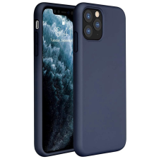 Wooze Xiaomi Redmi 10C, Szilikon tok, Wooze Liquid Silica Gel, sötétkék tok és táska