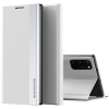 Wooze Xiaomi Redmi 14C / Poco C75, Oldalra nyíló tok, stand, Wooze Silver Line, világosszürke