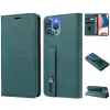 Wooze Xiaomi Redmi K60E, Oldalra nyíló tok, stand, kártyatartóval, kézpánttal, Wooze Business Plus, zöld