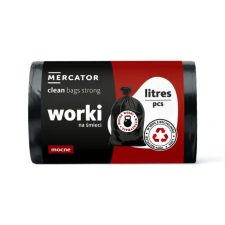  Worki Erős szemeteszsák 60 liter - 50 darab/tekercs tisztító- és takarítószer, higiénia