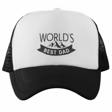  World's Best Dad - Trucker Hálós Baseball Sapka
