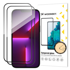 Wozinsky 2x szuper tartós, Full Glue ellátott, edzett üvegből készült teljes képernyő keret tokba... mobiltelefon kellék