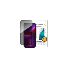 Wozinsky adatvédelmi üveg kémelhárító szűrővel iPhone 15 - fekete fólia mobiltelefon kellék