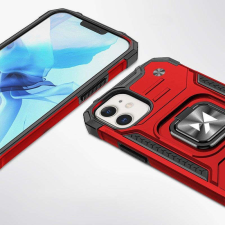 Wozinsky Apple iPhone 14 Wozinsky Ring Armor gyűrűs ütésálló tok, Piros tok és táska