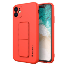 Wozinsky Kickstand rugalmas szilikon tok kitámasztóval iPhone 11 Pro piros tok és táska