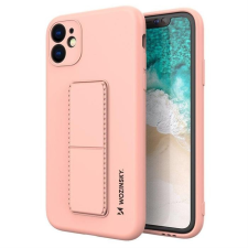 Wozinsky kitámasztható tok Flexible Silicone telefontok 12 Pro Max Pink tok és táska