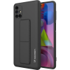 Wozinsky Kitámasztható Tok Flexible Silicone Telefontok Stand Samsung Galaxy M51 Black (9111201941052)