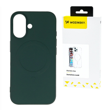 Wozinsky Liquid Silicone MagSafe-kompatibilis tok Samsung Galaxy S25 - zöld tok és táska