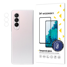 Wozinsky Pretender kamera üveg 9H edzett üveg tempered glass minden kameralencsére Samsung Galaxy Z hajtogatás 3 kamera mobiltelefon kellék