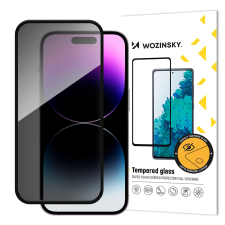 Wozinsky Privacy Glass betekintésvédett edzett üveg iPhone 16 mobiltelefon kellék