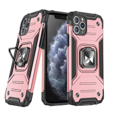 Wozinsky Ring Armor Case Kickstand Tough Rugged Cover iPhone 11 Pro rózsaszín tok és táska