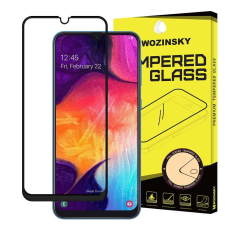Wozinsky Samsung Galaxy M21 üvegfólia- Super kemény tokbarát fólia fekete kerettel mobiltelefon kellék