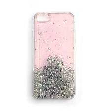 Wozinsky Star Glitter Shining Cover iPhone 12 Pro Max készülékhez rózsaszín tok és táska