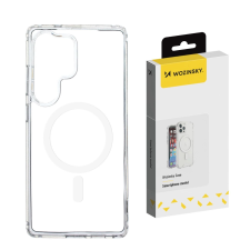 Wozinsky Ultra Clear MagSafe-kompatibilis tok Samsung Galaxy S25 - átlátszó tok és táska