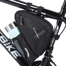 Wozinsky Wozinsky WBB23BK vázra szerelhető kerékpáros táska kulacstartóval - WBB23BK, Fekete kerékpáros táska