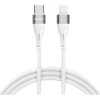 Wozinsky WSTCL1 Type-C-Lightning Kábel PD 30W 1 m-Fehér (5907769308772)