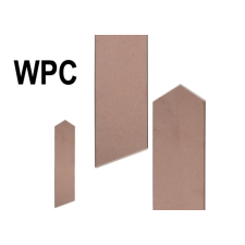 WPC kerítésléc dió 130 cm WPC kerítés kerítéselem építőanyag