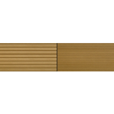 WPC WoodLook WPC padlólap 2,2 méteres szál 146x24x2200 mm Fahatású kétoldalas világosbarna Teak burkolat. Woodlook Standard Matt, csúszásmentes felület dekorburkolat