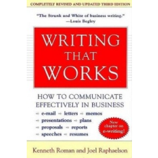 Writing That Works – Kenneth Roman idegen nyelvű könyv