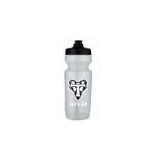 WTB műanyag kulacs, 600 ml, csavaros, átlátszó kulacs, kulacstartó
