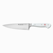  Wusthof Classic White Santoku 16 cm-es, fehér, merőleges késsel kés és bárd