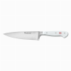Wüsthof Wusthof Classic White Santoku 16 cm-es, fehér, merőleges késsel