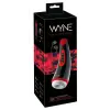 WYNE 03 - akkus, rezgő-szívó maszturbátor (fekete)