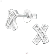 X 925 Ezüst Cirkónia Stift Fülbevaló fülbevaló