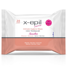 X-EPIL Intimo Intim törlőkendő - sensitive (20 db) intim higiénia