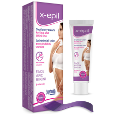X-Epil szőrtelenítő krém arcra,bikini vonalra 40 ml szőrtelenítés