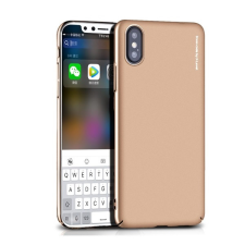 X-LEVEL KNIGHT Apple iPhone XS Max 6.5 műanyag telefonvédő (ultravékony) arany tok és táska