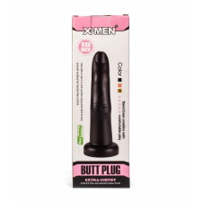 X-MEN 10.24" Extra Girthy Butt Plug Black szexjáték