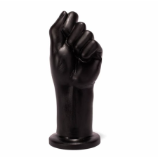X-Men 10.2" Realistic Fist - letapasztható, élethű öklöző dildó - 26 cm (fekete) műpénisz, dildó