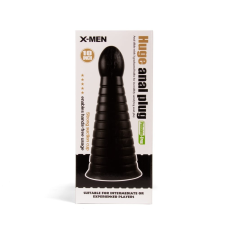  X-MEN 10 inch Huge Anal Plug Black szexjáték