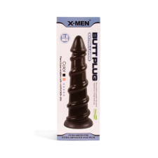 X-MEN 11.8 inch Butt Plug Black szexjáték
