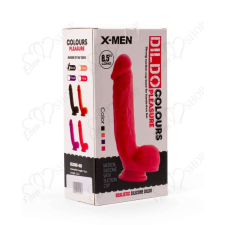  X-MEN 8.5" Dildo Colours Pleasure Black 3 műpénisz, dildó