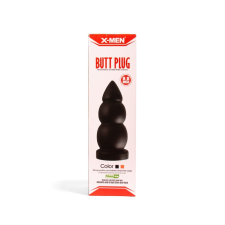 X-MEN 9.6 inch Butt Plug Black szexjáték