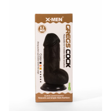  X-MEN Greg's 6.2" Cock Black műpénisz, dildó