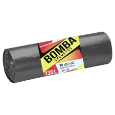 X-Té Bomba szemeteszsák fekete 135L 70x110cm - Erős - 20db tisztító- és takarítószer, higiénia