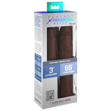  X-TENSION Elite 3 - méretre vágható péniszköpeny (barna) péniszköpeny