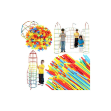 XAM-548 Kockák - szívószálak - készlet 408 db 22408 party kellék