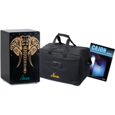 Xdrum Design Series Cajon "Elefánt" Szett Táskával + Iskola dob és ütőshangszer